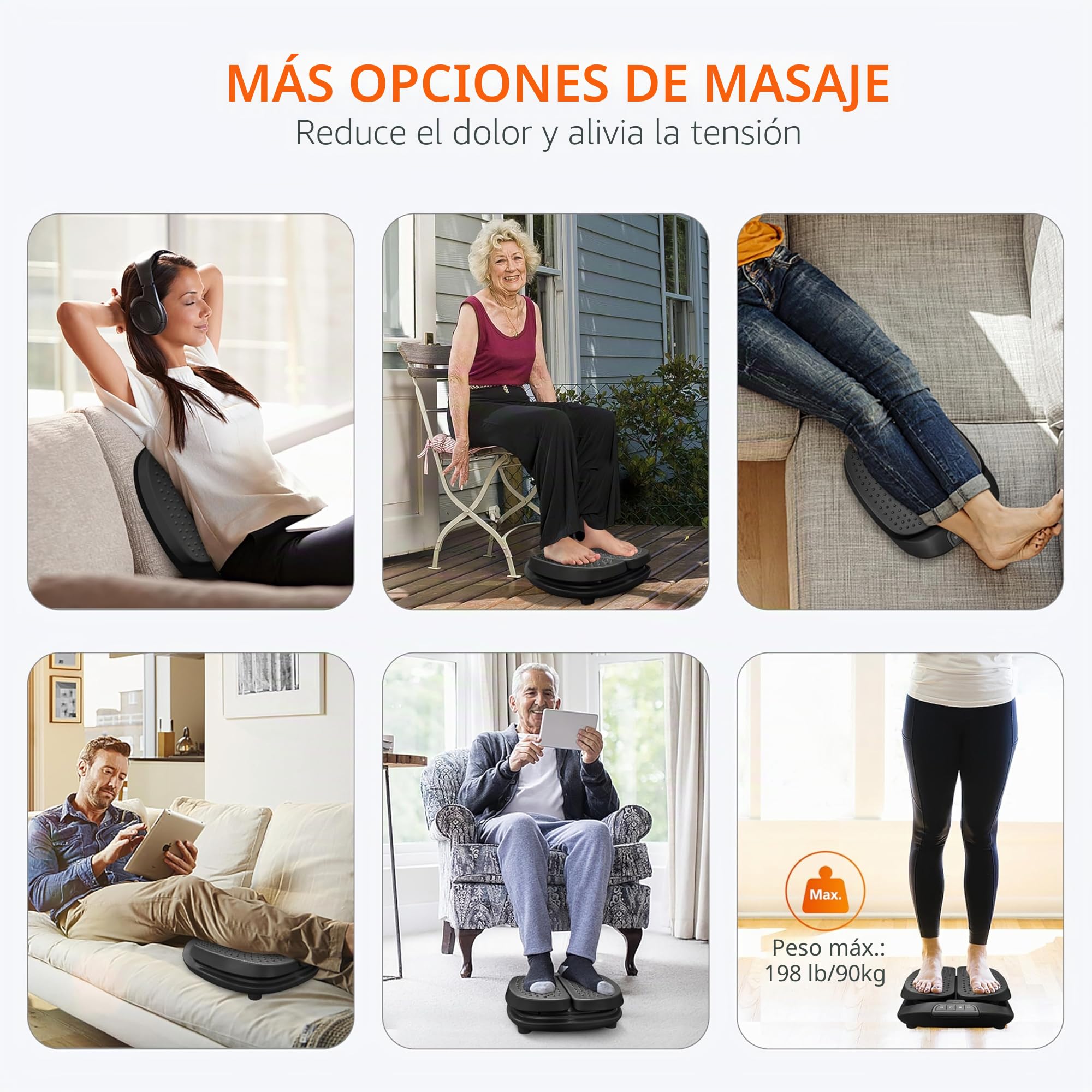 Snailax masajeador de pies con calor