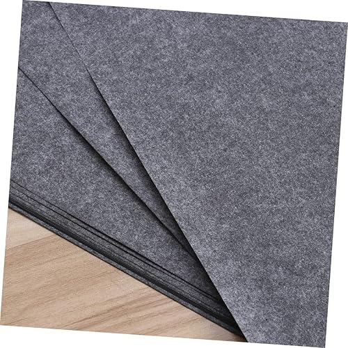 Miniatura 8 de STOBOK Papel de transferencia de 100 hojas de papel de calco de grafito negro gris para pintar proyectos de dibujo para facilitar la transferencia