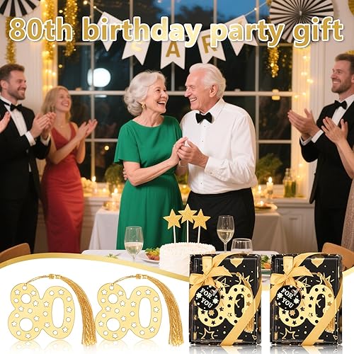 Miniatura 10 de 60 marcapáginas de cumpleaños número 50 para fiestas de cumpleaños número 50, recuerdos de 50 aniversario de boda, recuerdos, regalos de decoración