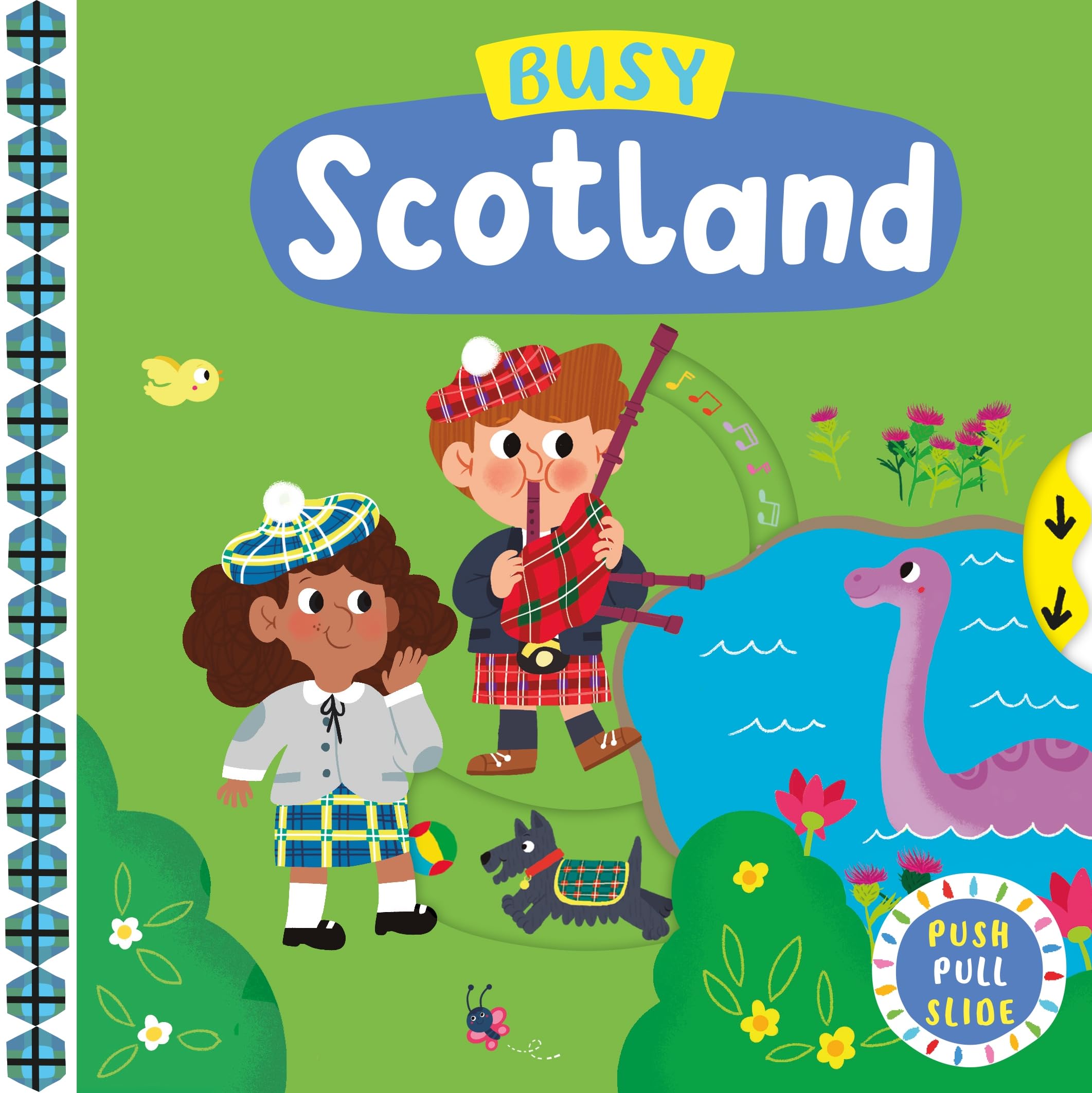 Busy Scotland: A Push, Pull, Slide Book (Campbell Busy Books, 35)