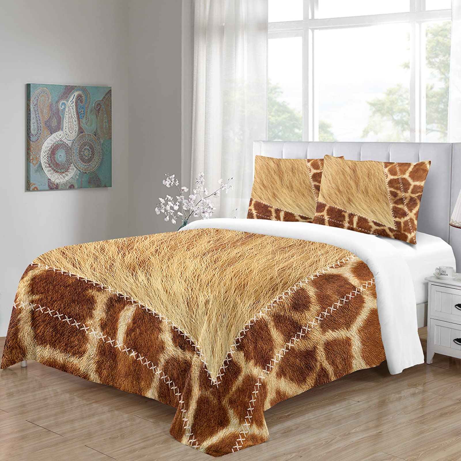 Fundas Nordicos 240X220Cm Terciopelo Amarillo Fundas para Edredón,3 Piezas Bedding Juego de Funda de Edredón - Microfibra Funda de Nórdica y 2 Fundas de Almohada 50 X 75 Cm