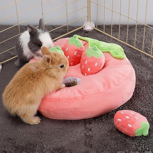 Miniatura 2 de Biggun Juguetes de forraje para conejos, juguetes novedosos para conejos, conejitos, animales pequeños, juguetes interactivos de enriquecimiento