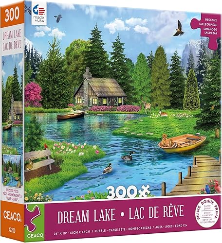 Ceaco - Dream Lake - Rompecabezas de 300 piezas