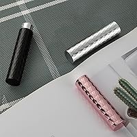 Vista 5 de LISAPACK Botella de spray de perfume atomizador 8ML (3 PCS) Dispensador de colonia vacío portátil (negro, plata, rosa)