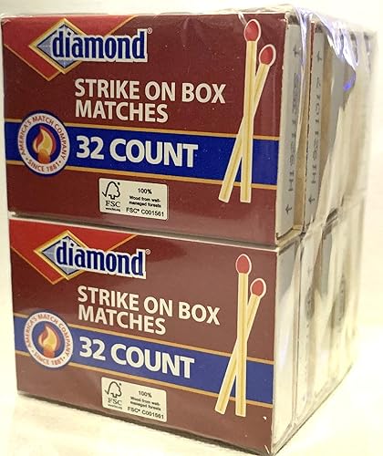 Diamond Greenlight Strike on Box Matches, 32 unidades (paquete de 10)