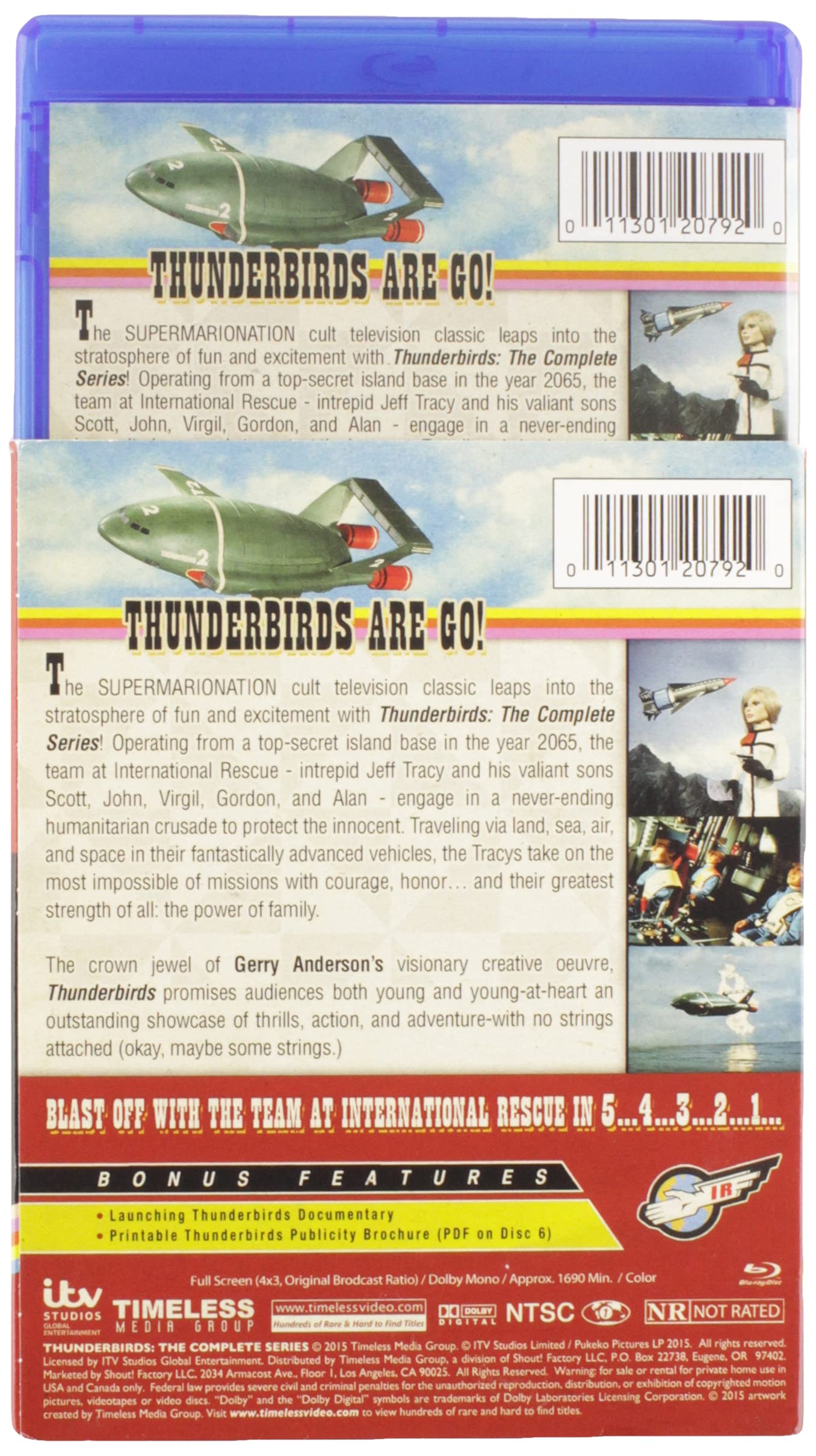 Amazon.co.jp: Thunderbirds: The Complete Series [Blu-ray] [Import