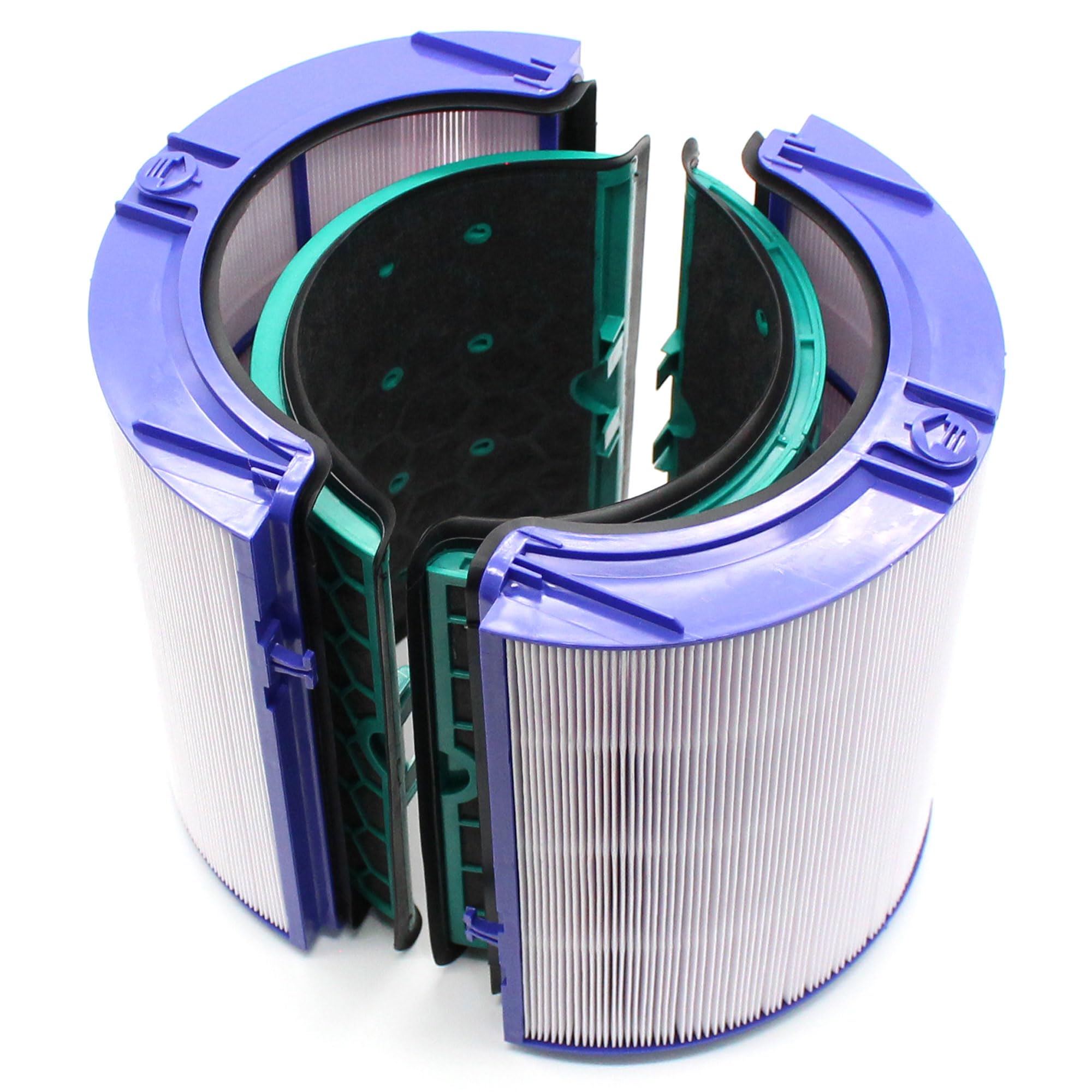 Kit de filtres premium compatible avec Dyson Cool TP07, TP08, TP7A, Dyson Hot + Cool Autoreact HP7A, Dyson Hot + Cool Formaldehyde HP09 HEPA + Filtres à charbon actif, Accessoires, Pièces Détachées