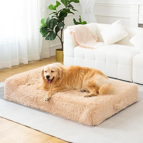 Miniatura 2 de Cama ortopédica jumbo para perros grandes, cama para perro de espuma viscoelástica de 7 pulgadas de grosor con funda de almohada extraíble, lavable