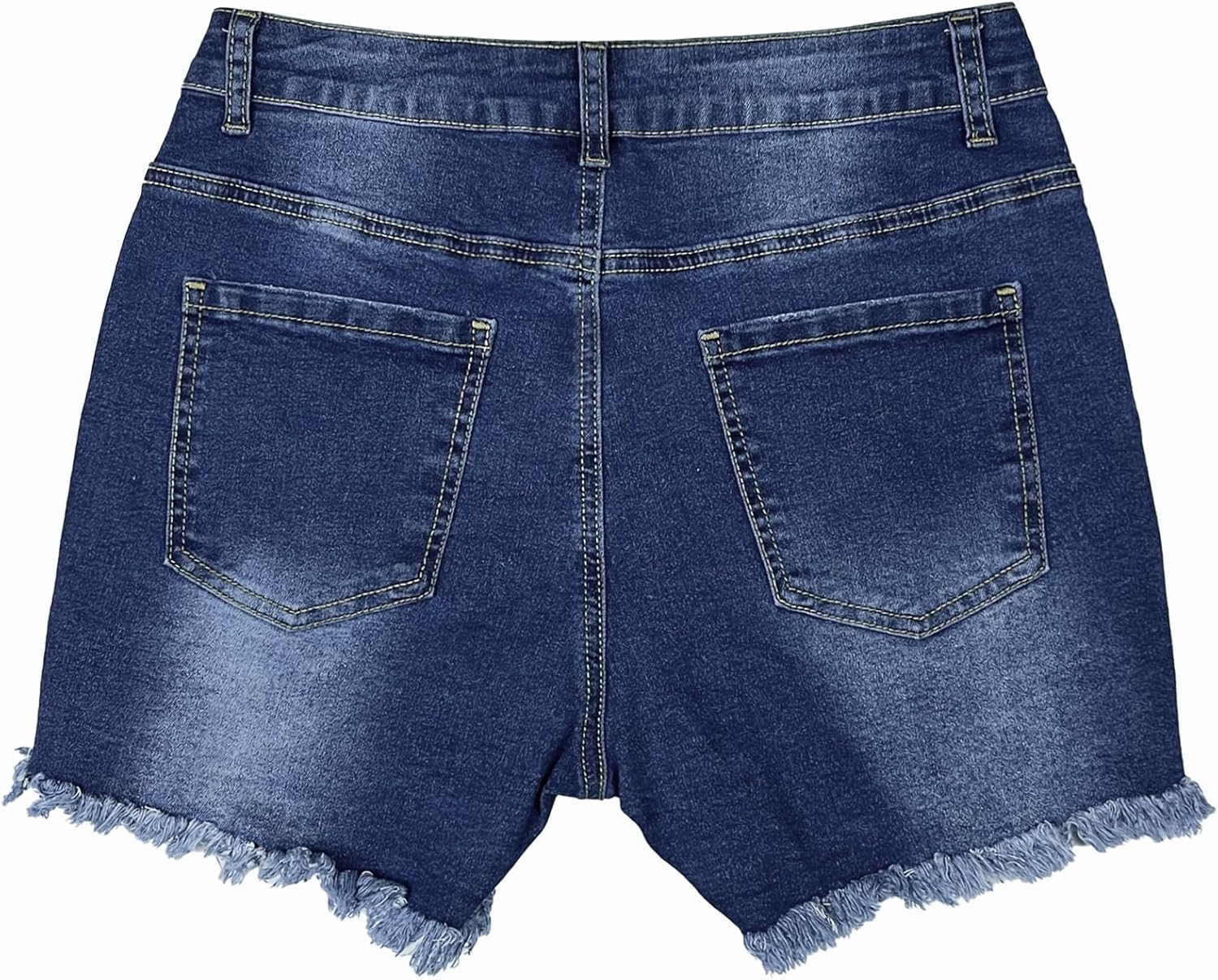Women's Ripped Jeans High Waist Stretch Skinny Jean Destroyed Denim Plus Size Shorts for Women - Image 5