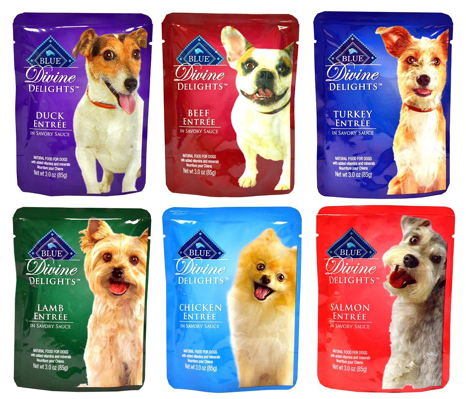 Buy Blue Buffalo Divine Delights Wet Dog Food Variety Pack 6 Flavors