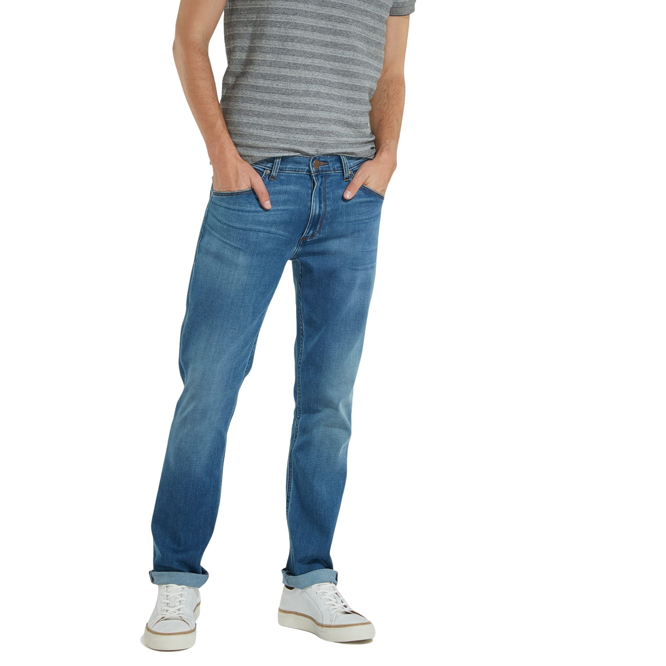 Wrangler Men's Jeans Greensboro, Regular Fit, Straight Leg