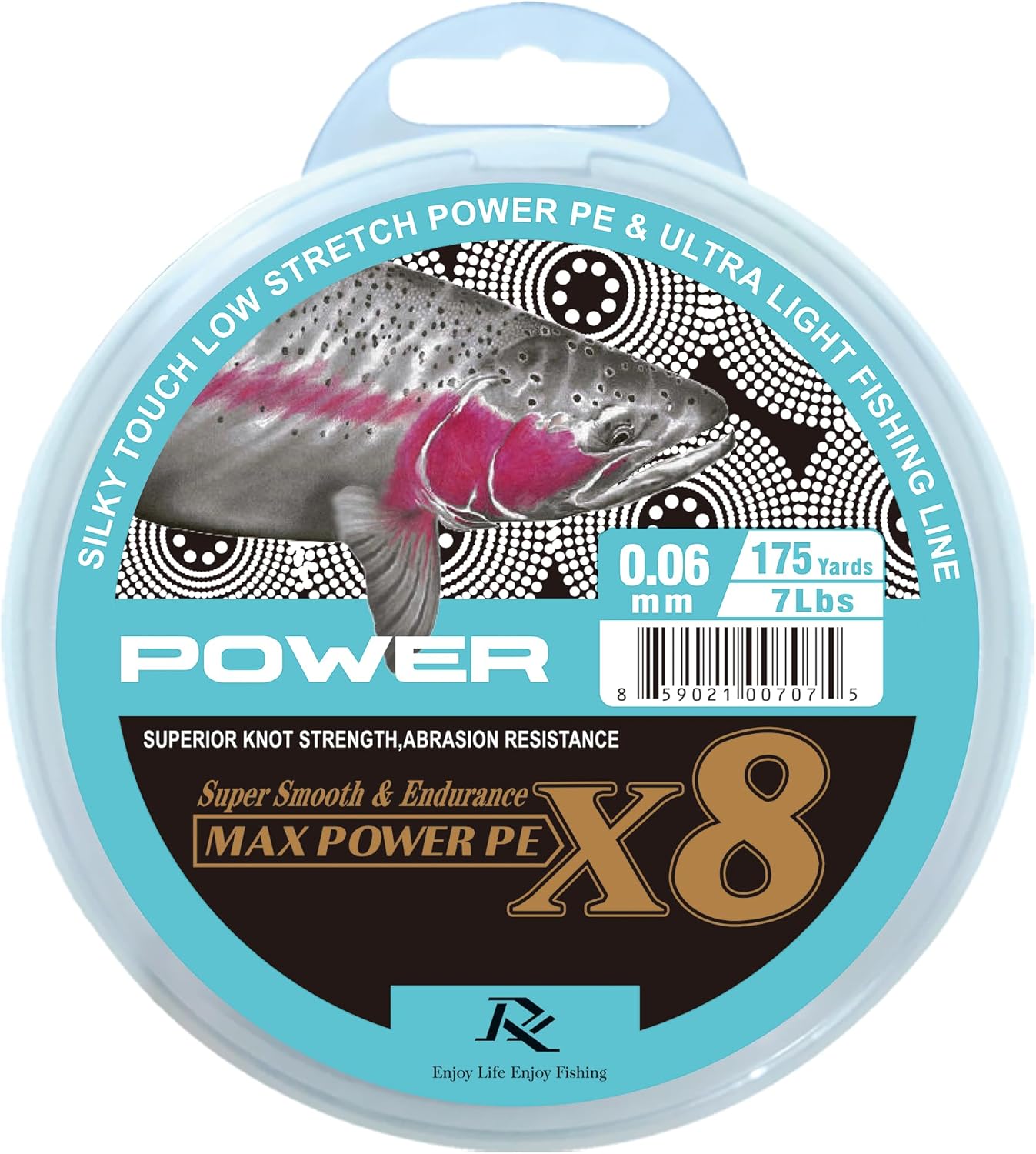 Ultra Slim Braided PE Fishing Line, Strong Knot Strength, Deign for Ultra Light Freshwater Fishing, Come with 3lb Test or 5lb Test, 170Yds Each Spool