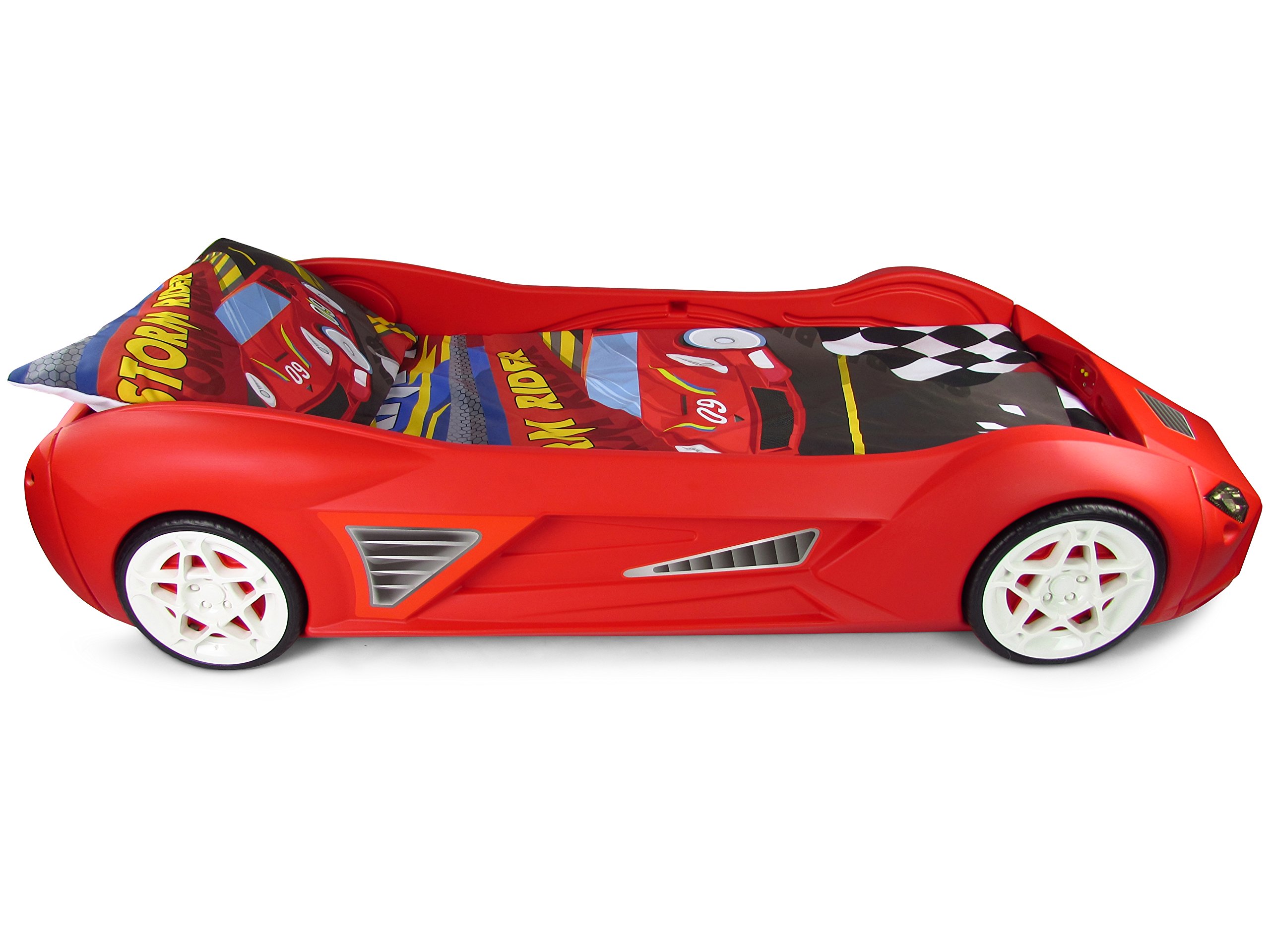 Storm Childrens Racing Car Bed With Mattress Buy Online in United Arab