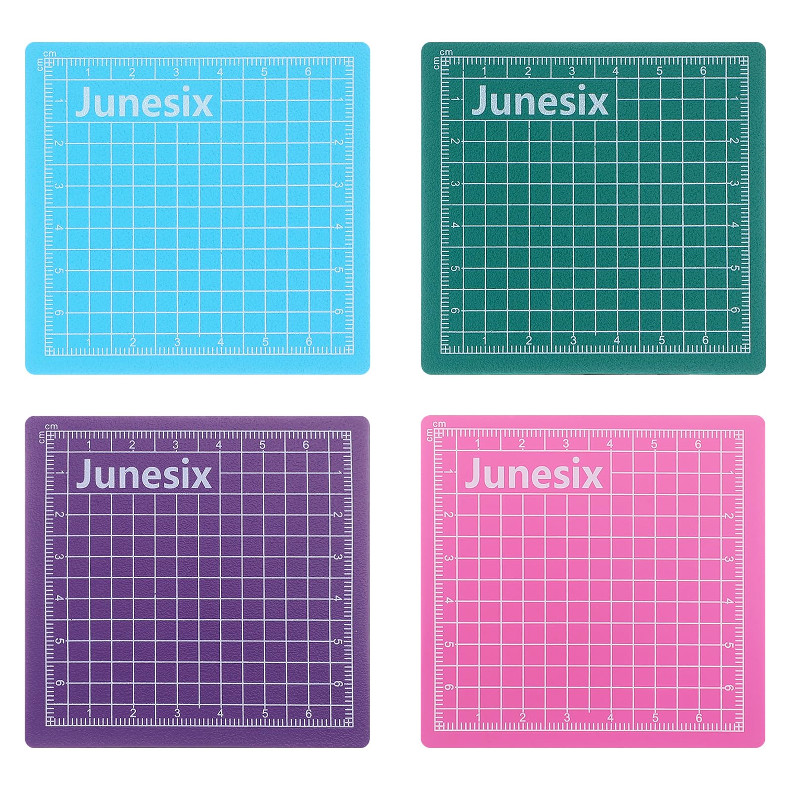 Shimmeroo 4Pcs Small Cutting Mat, Self Healing Craft Mat