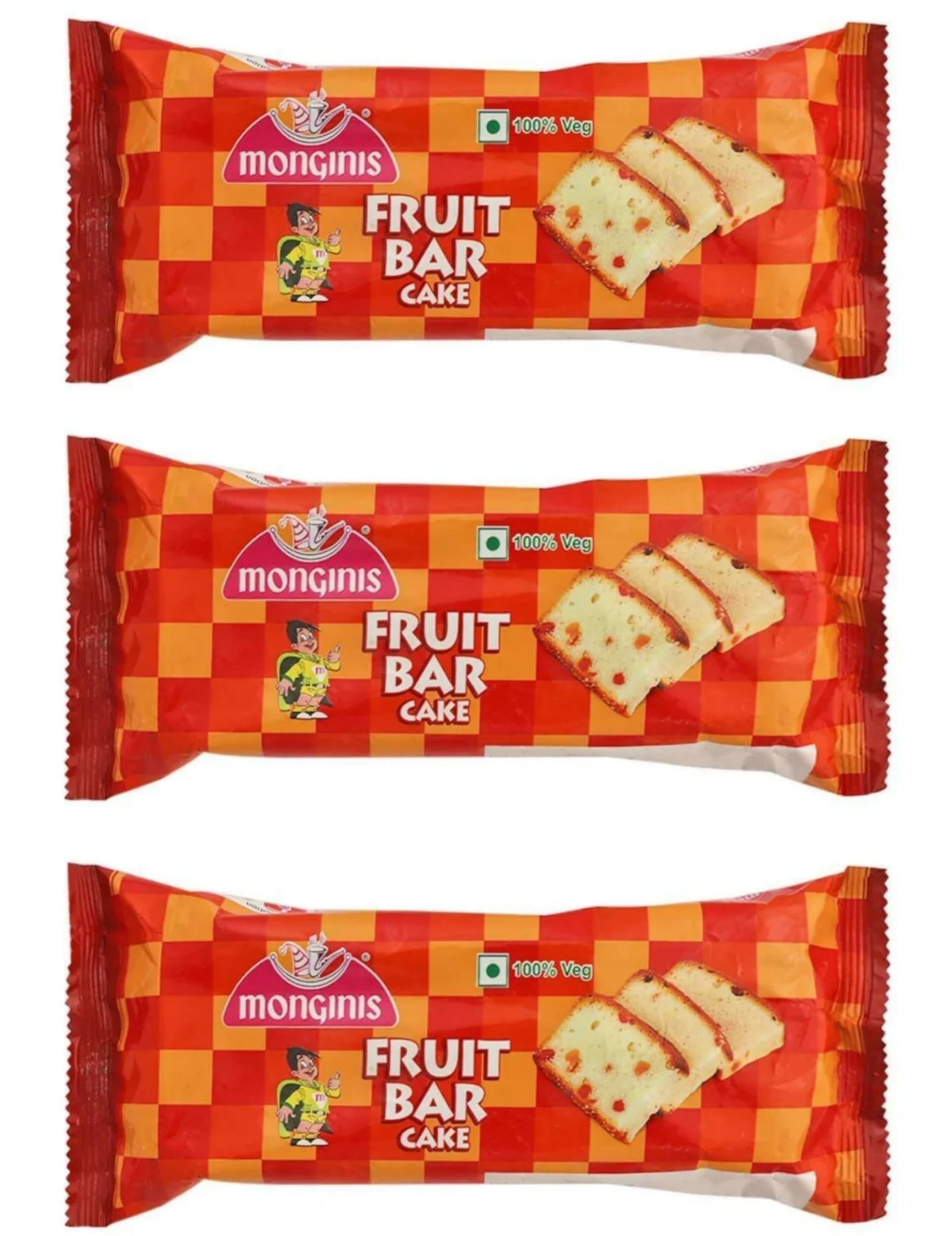 Monginis Fruit Bar Cake Veg Teacake With Tutti Frutti (3 x 100 Grams)-image-39