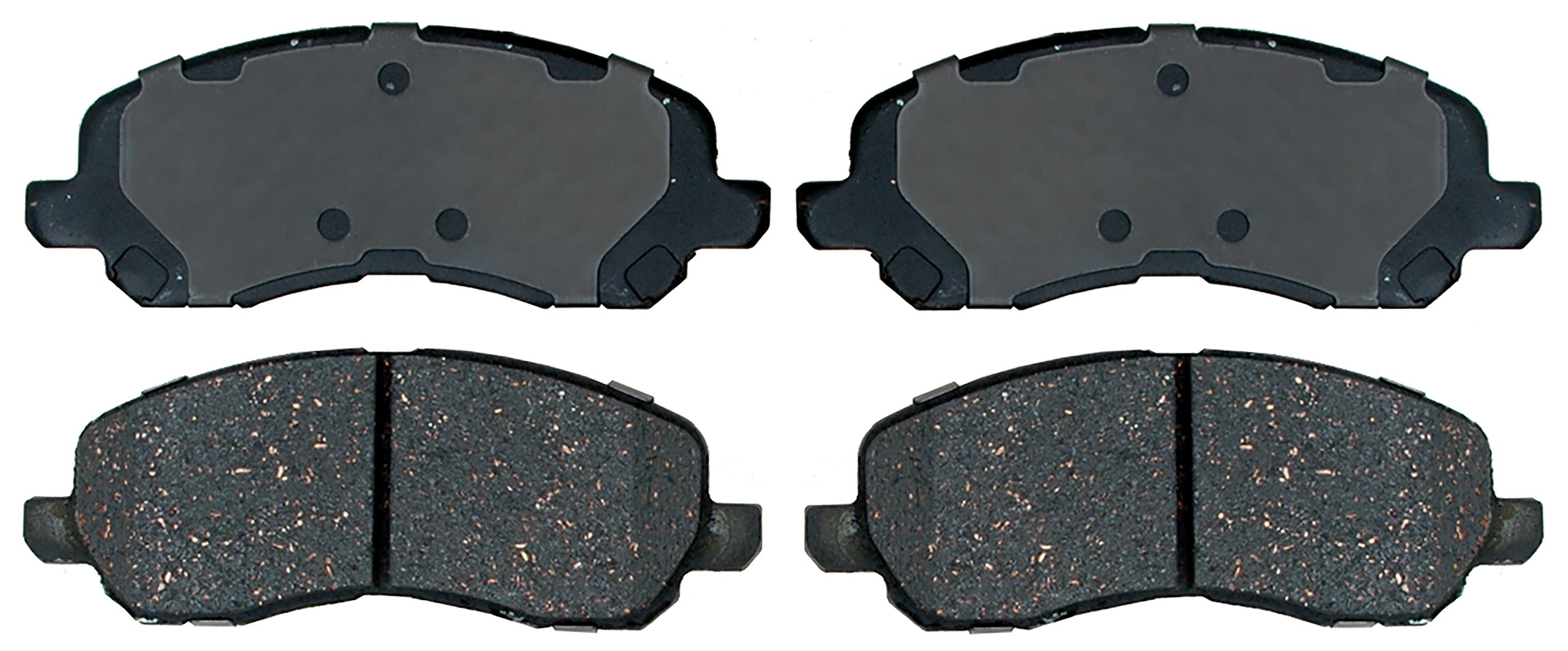 Quiet Low-dust Ceramic Brake Pads With Hardware ACDelco Silver 14D1367CH Ceramic Front Disc Brake Pad Set With Hardware - For GM Trucks & SUVs GM Truck Brake Pads - View #12