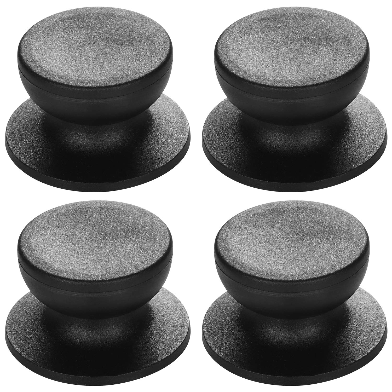 Coolty 4 Pack Pot Lid Knobs, Universal Pot Lid Handle Cover Kitchen Cookware Universal Kitchen Cookware Replacement Knobs