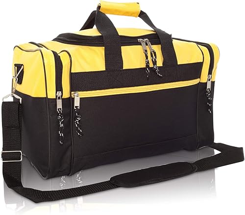 Bolsa de lona, de DALIX, para el gimnasio, para viajar, 17 pulgadas