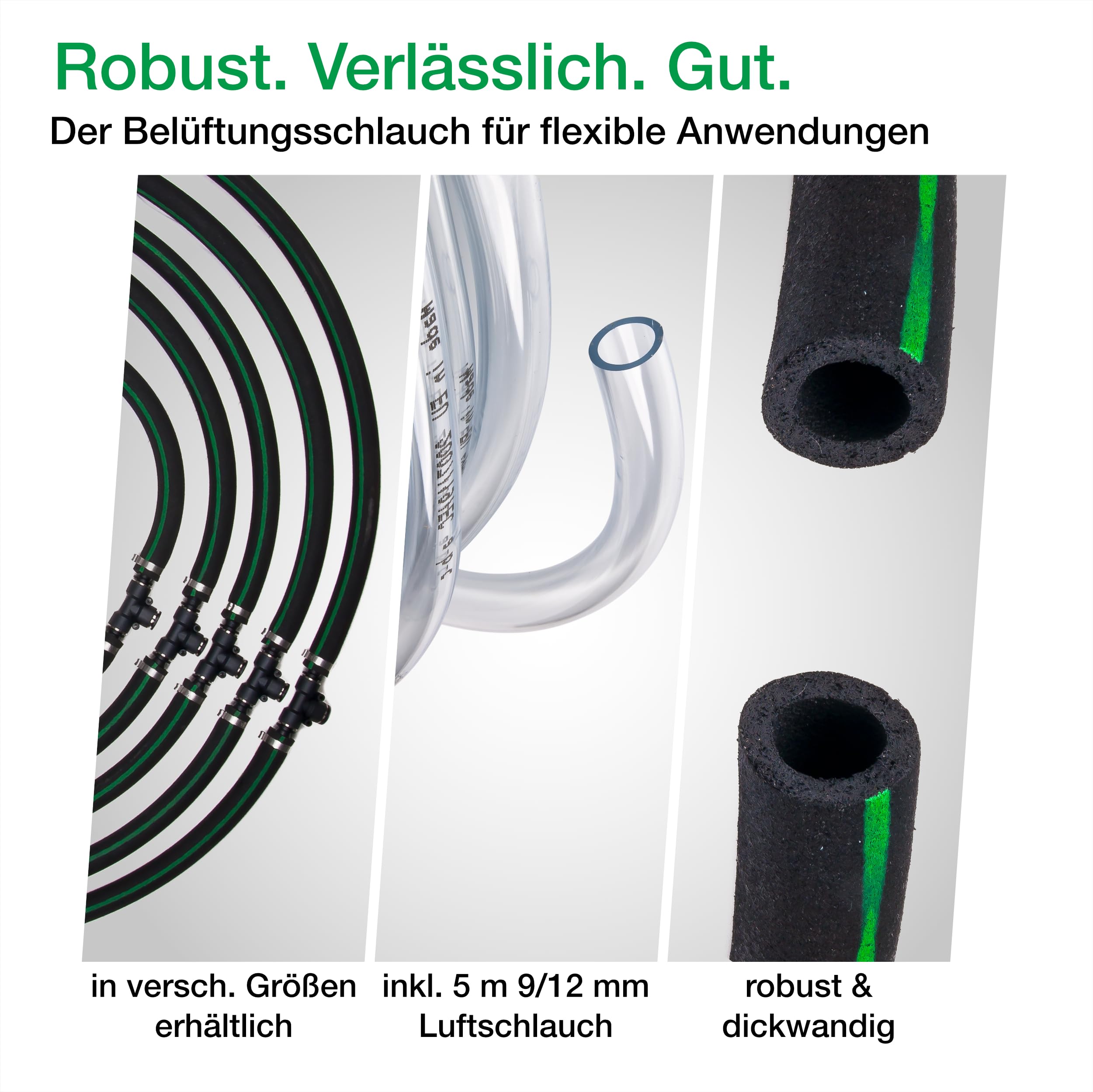 Wagner Green Japan Belüfterring (Ø 50 cm) Koi Teich Belüftung Sauerstoff, japanischer Ausströmer für den Koiteich Aber auch zur Sauerstoffanreicherung im Gartenteich