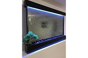 Mirrored Waterfall: A Luminous Cascade of Serenity