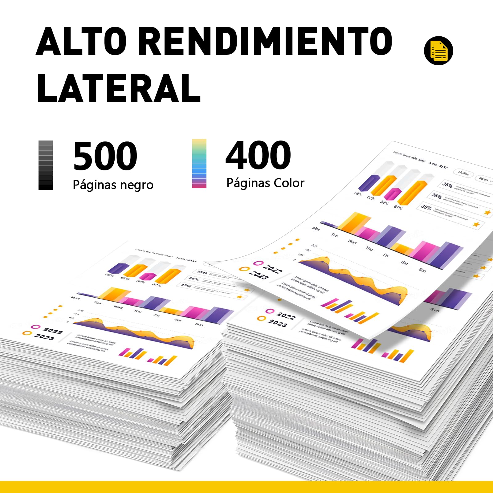 545XL 546XL Replacement for Canon Druckerpatronen 545 546 XL PG-545XL CL-546XL Multipack for Canon Pixma TS3150 TS3151 TS3350 MG2550S MG2550 MG2950 TR4550 TR4551 MX495 (Black and Colour) - 4
