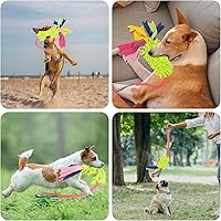 Vista 16 de Juguetes de cuerda para perros, juguete de cuerda para perro casi indestructible con chirrido fuerte, juguete interactivo ideal para entrenamiento