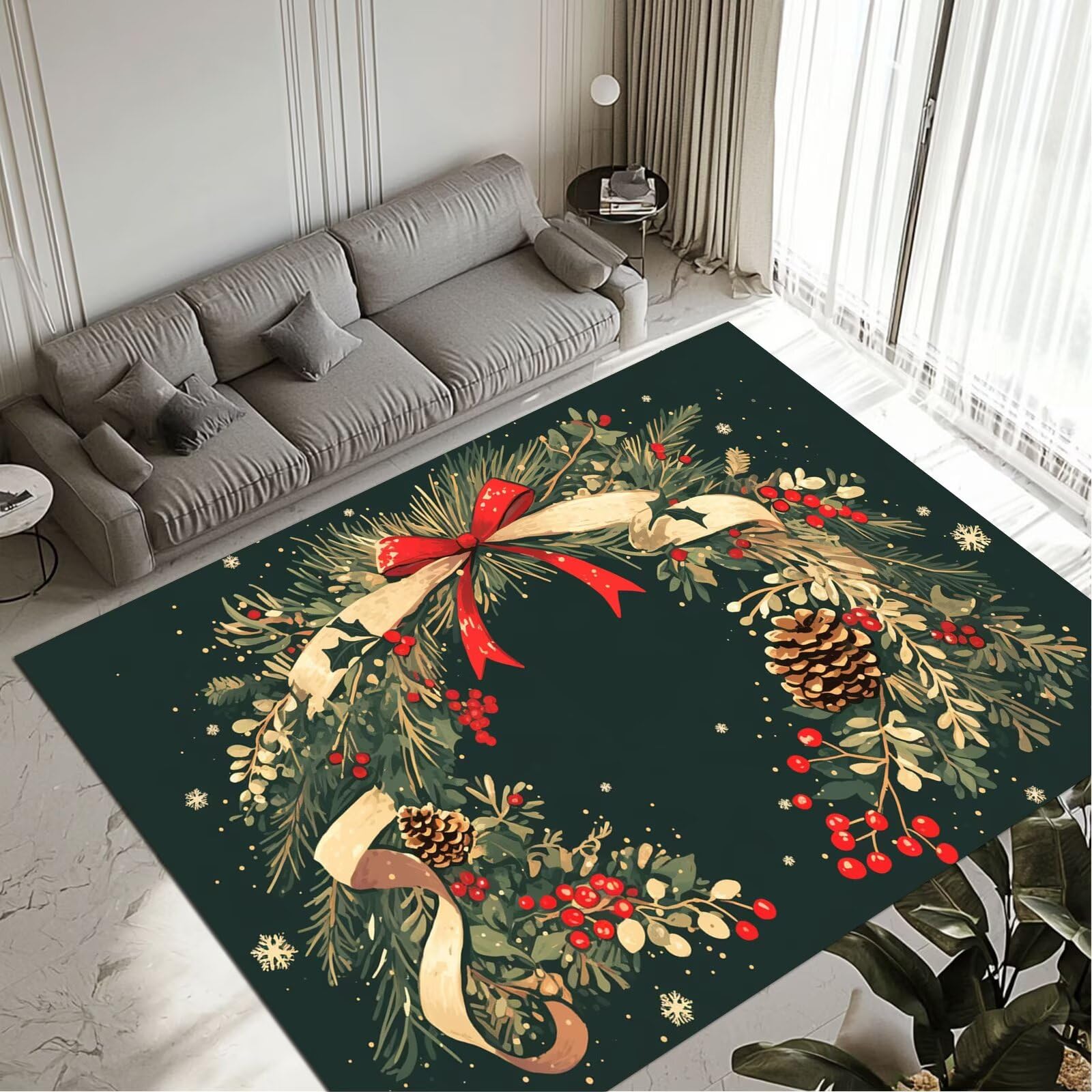Tapis de chambre adulte et cuisine 120x170cm idéal pour la salle à manger et l'entrée