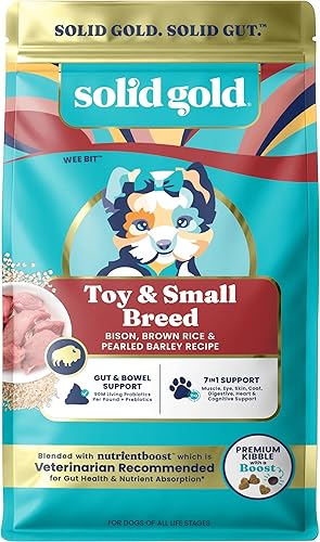 Miniatura 19 de Solid Gold Bison Alimento seco para perros grandes – croquetas de grano entero con bisonte real, arroz integral y Omega 3 – croqueta grande