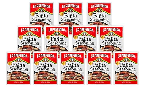 La Preferida Mezcla de condimentos Fajita (Bold Tex-Mex Spice Blend) para pollo, verduras y bistec, sin MSG, sin sabores ni conservantes