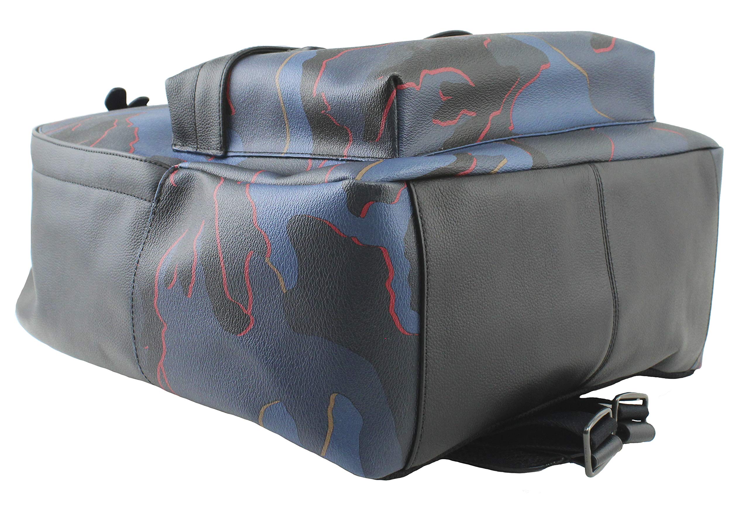 coach charles backpack f31557 qbblm Coach Charles Backpack With Camo Print F31557 Blue Multi
