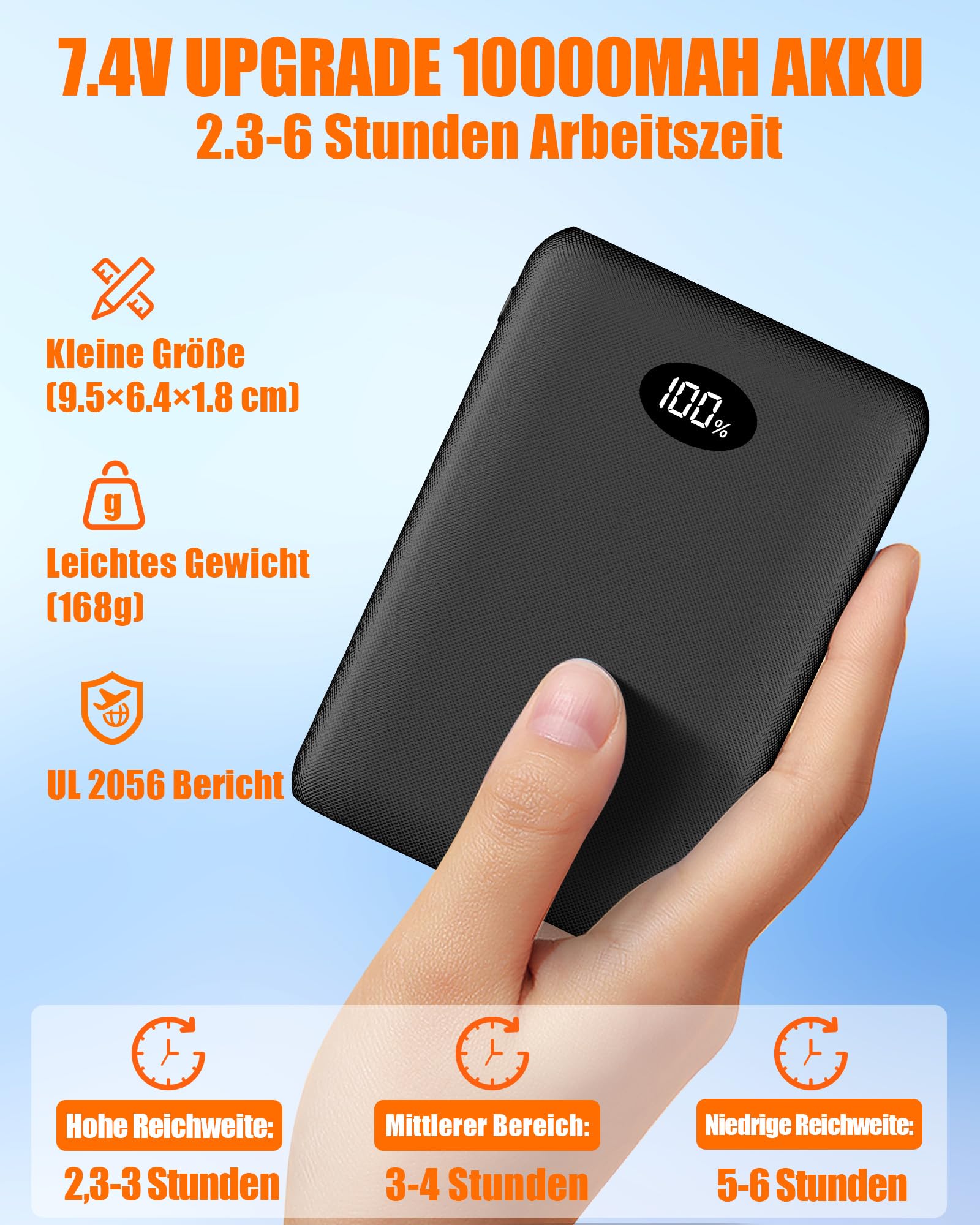 CYCYHEAT Beheizbare Weste Damen und Herren mit 7,4V 10000mAh Akku und 4-in-1 Steuerung – Leichte Wattierte Heizweste mit Verbesserter Carbon-Heiztechnologie für Outdoor & Alltag