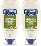 Hellmann's Olive Oil Mayonnaise ideal with fries, burgers and salads with Canadian free-run eggs and canola oil 890 ml | Ideal with fries, burgers and salads, Canadian free-run eggs, Canola oil