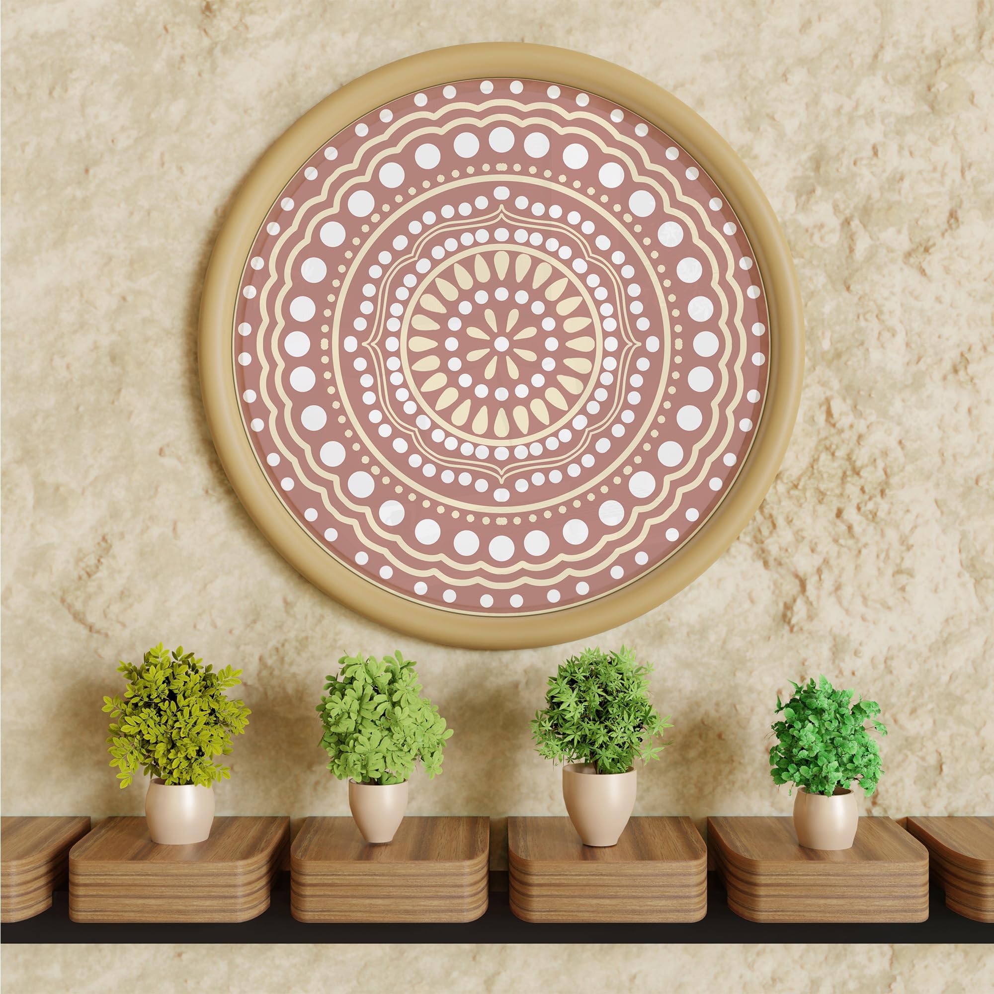 VibhutiCrafts Round Mirror for Craft Cutouts for Lippan Art, Craft & Jewelry Making - Silver 10mm Mirrors (Approx 450 pcs) | Mirror Pieces for Mud Work, Mandala, Fabric & DIY Crafts 4