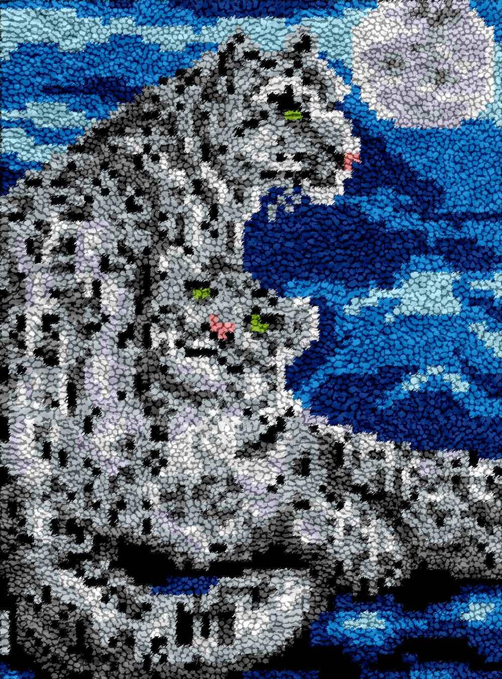 Kit para hacer alfombras de leopardo: dale un toque exótico y artesanal a tu salón