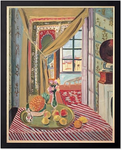 Miniatura 48 de Poster Master Póster vintage de Henri Matisse – Interior retro con impresión fonográfica – Obra de arte de frutas – Diseño de fauvismo – Pintura