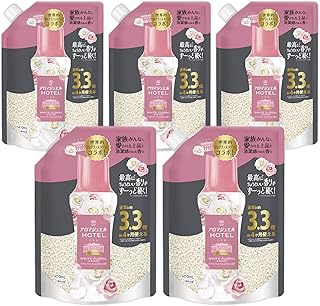 レノア アロマジュエル HOTEL お洗濯の香り付けビーズ ホワイトフローラル&サボンの香り 詰め替え 1410mL×5袋 [大容量] [ケース品]