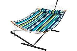SUPERJARE Hammock and Stand: Ultimate Relaxation for Two!
