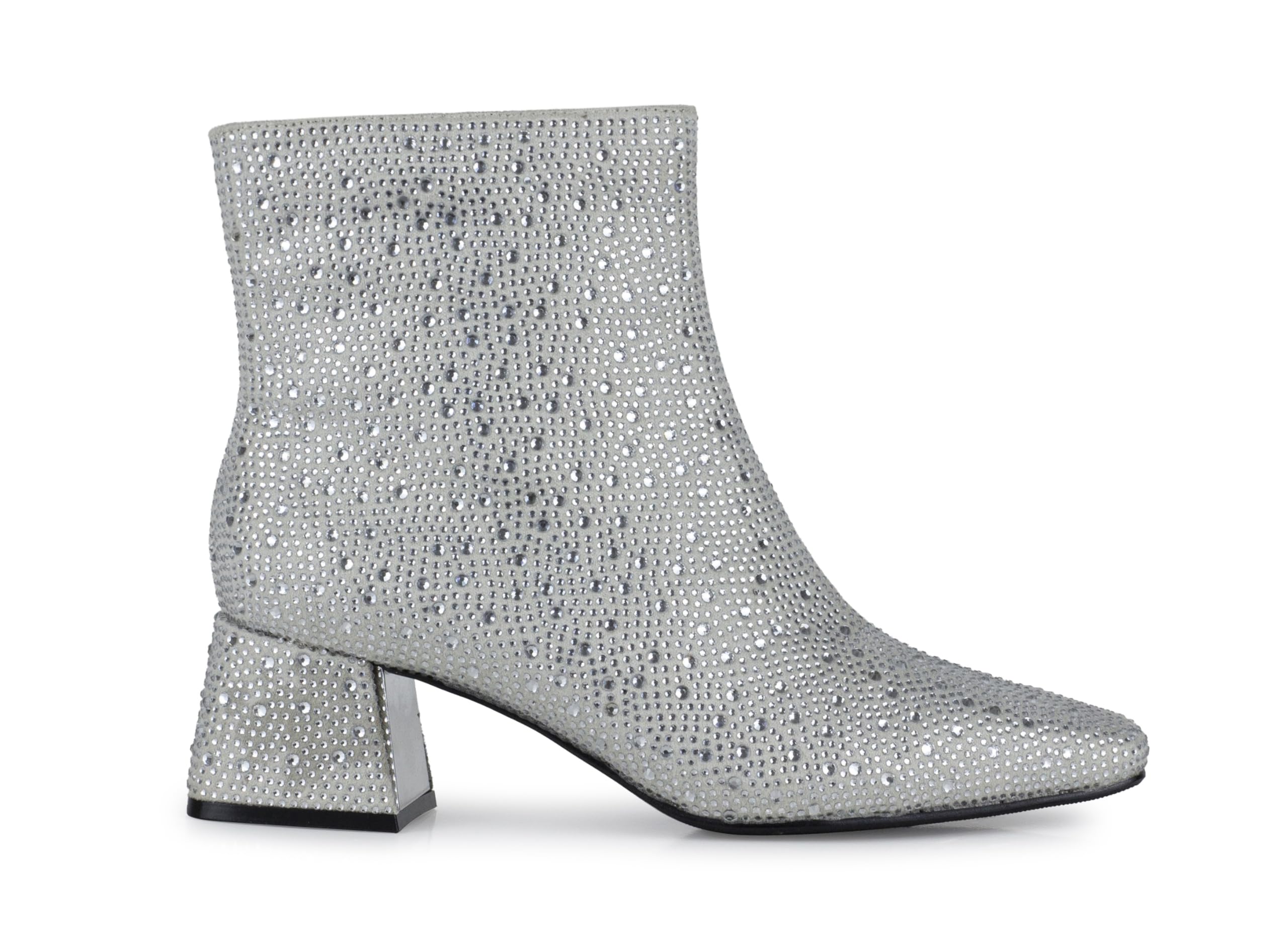 Lady Couture BRAVO Rhinestone Block Heel Bootie