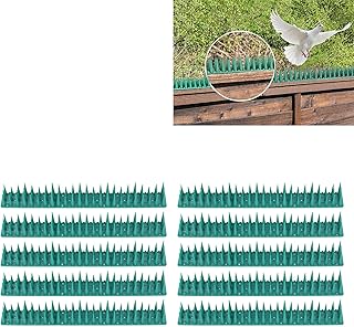 Bird Spike, 10PCS 14.17" (36CM) Bird Deterrent Spike, Anti Theft Wall Spike, Plastic Cat Repellent Spike for Garden