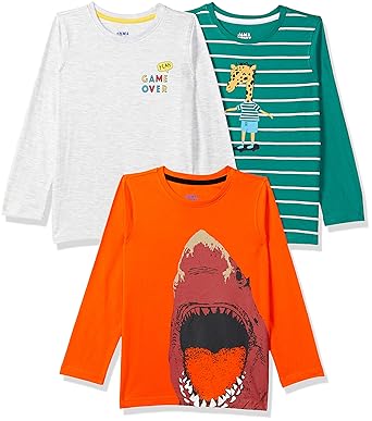 Amazon Brand - Jam & Honey Boys Regular Fit T-Shirt