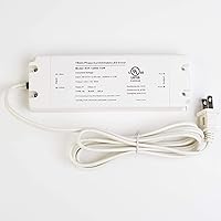 Vista 5 de Transformador de controlador regulable Triac de 12 V, certificación UL, 60 W, voltaje constante, clase 2, 100 V, fuente de alimentación de entrada