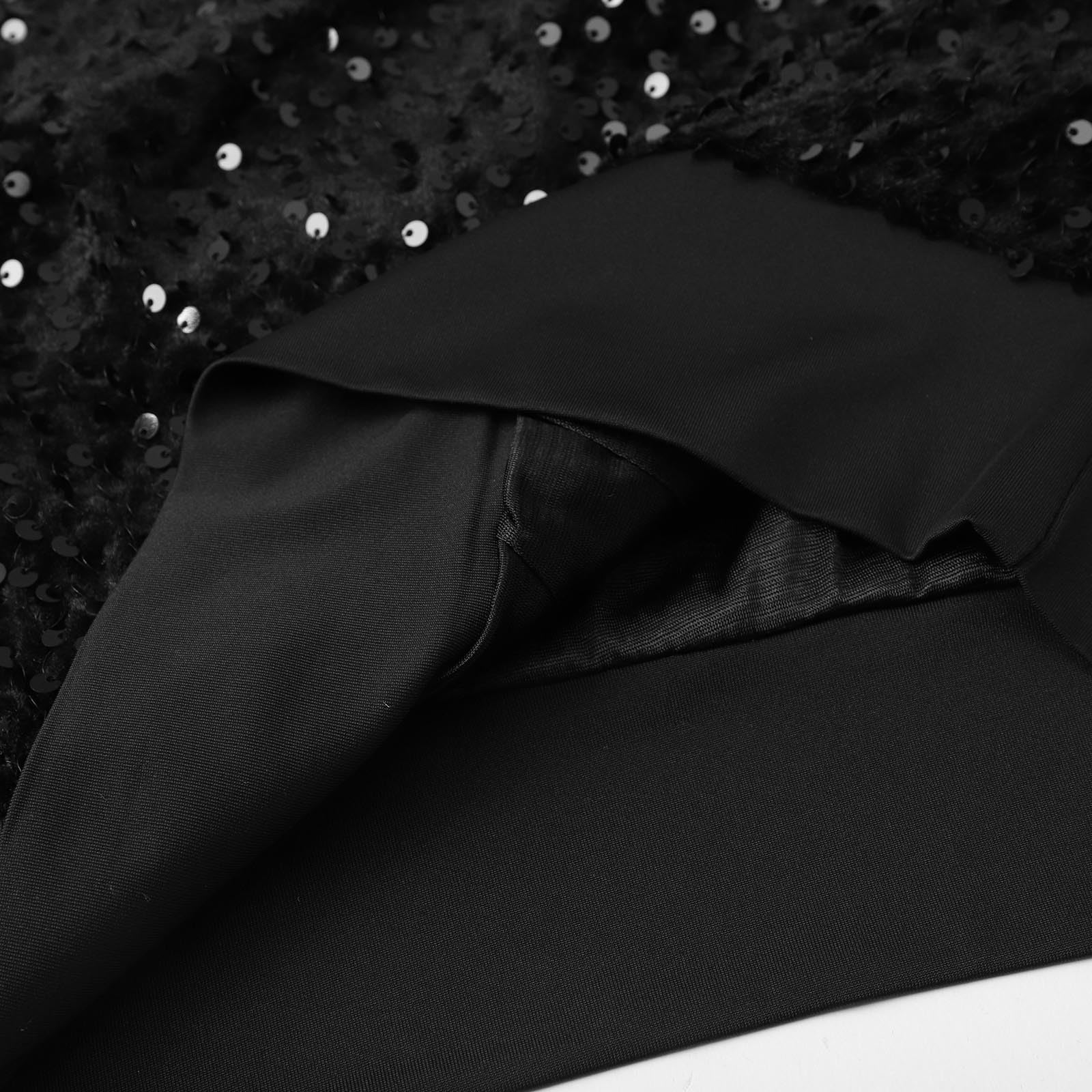 Tute da Ginnastica da Donna - Tuta Pantaloni Elegante per Donna con Paillettes e Maglione Lungo per Stagioni Autunno Inverno Abbigliamento Tempo Libero e Sportivo Comodo e Respirante