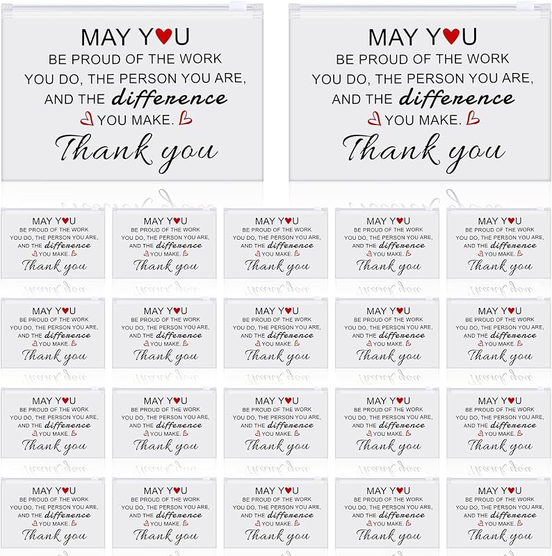 Necessaires de maquiagem Sunnyray em EVA com zíper, estampa “Be Proud of the Work You Do”, 60 unidades