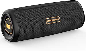Monster S230 Portable Bluetooth Speaker, Wireless Speaker with 30W Loud Stereo Sound, Wireless Stereo Pairing, 24H Playtime, Bluetooth 6.0 Supports TF Card, AUX asin的图片