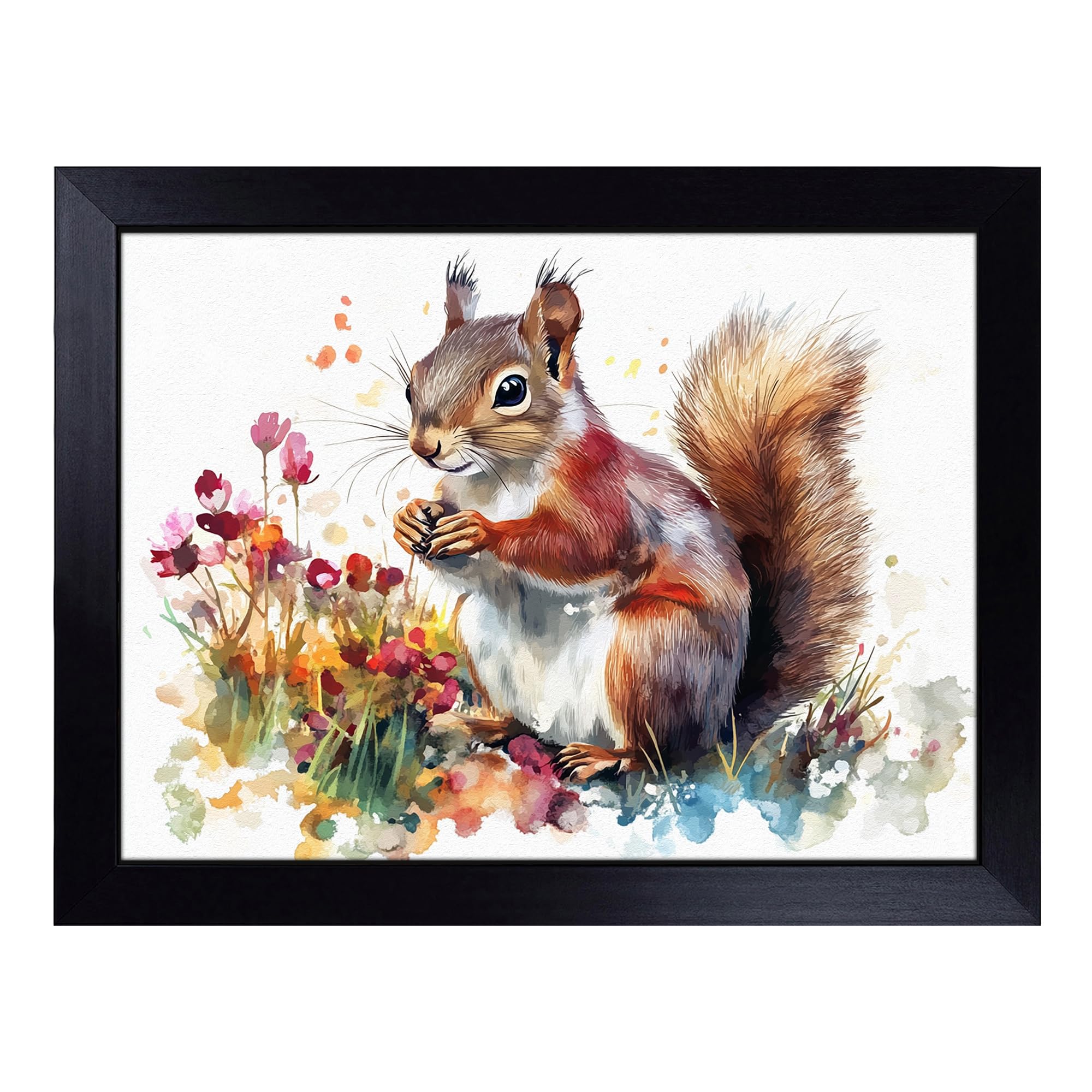 Big Box Art | Squirrel Design Lap Desk with Padded Cushion, Portable Surface for Working, Crafting, TV Eating and Laptop Use