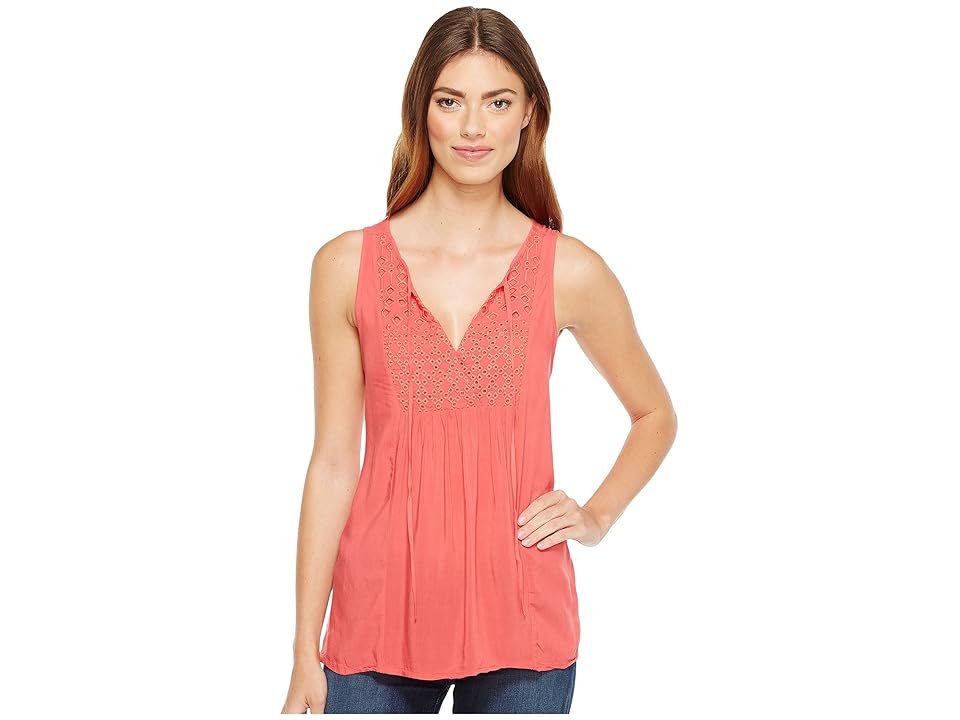 

Sanctuary Eyelet Chloe Shell Top (Mozambique) Women's Clothing