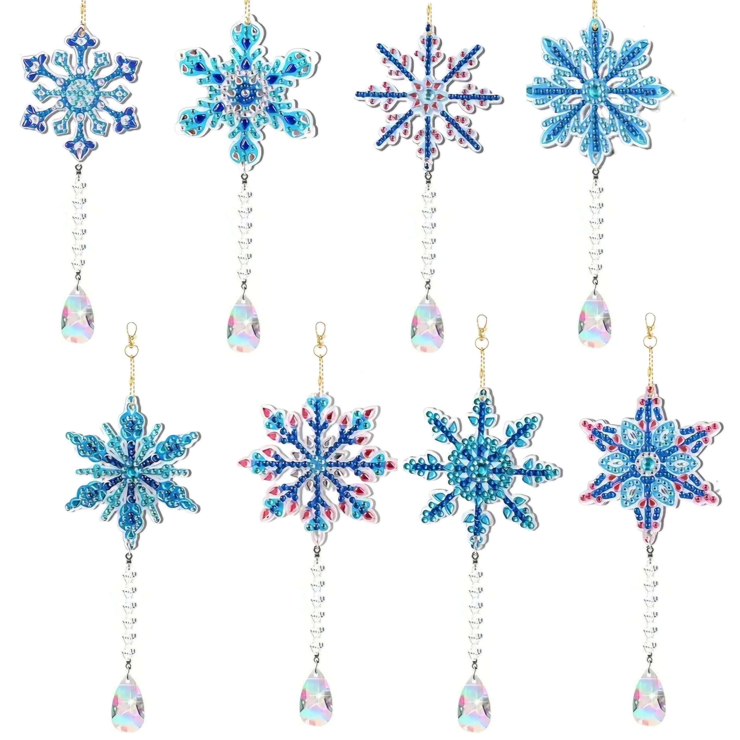 Amazon.co.jp: East Leaf ダイヤモンドアート キーホルダー キット 雪