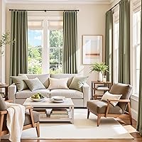 Vista 9 de Lazzzy - 2 paneles de cortinas opacas de terciopelo, con aislamiento térmico, con bolsillo para cortinero, para dormitorio, sala de estar