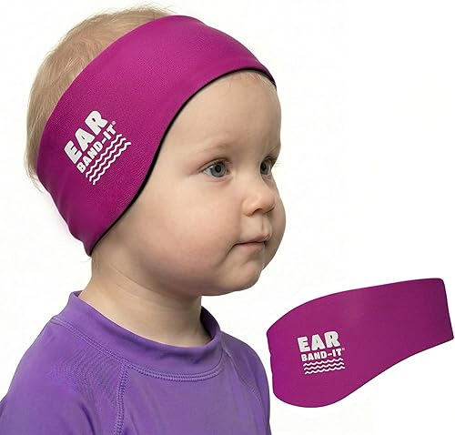 Miniatura 12 de Vincha de natación EAR BAND-IT - GRANDE (de 10 años a adultos) - Inventada por un médico - Mantiene el agua lejos y los tapones de los oídos en su