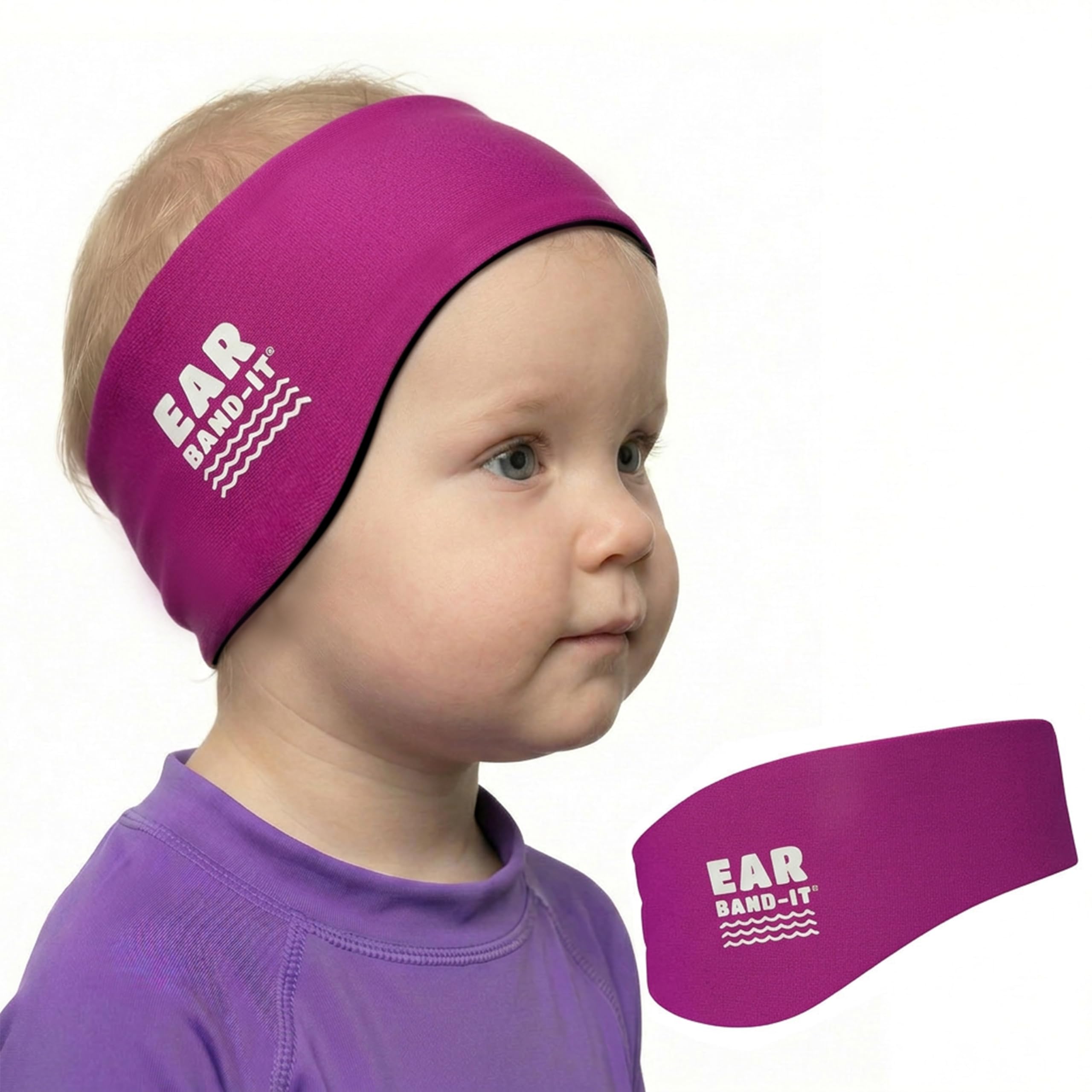 EAR BAND-IT - The Original Swimming Headband - Invented by Physician - Doctor Recommended